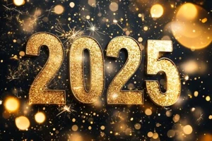 Foto temática fiesta año nuevo 2025 - Foto impresa brillante 8x10 - Imagen 1 de 1