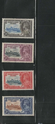 Stamps Gilbert & Ellice, jubilee 1935 MH Cover