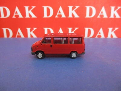 1/87 Scala HO Modellino Furgone Alfa Romeo AR 6 Bus Red by Brekina - Immagine 1 di 4