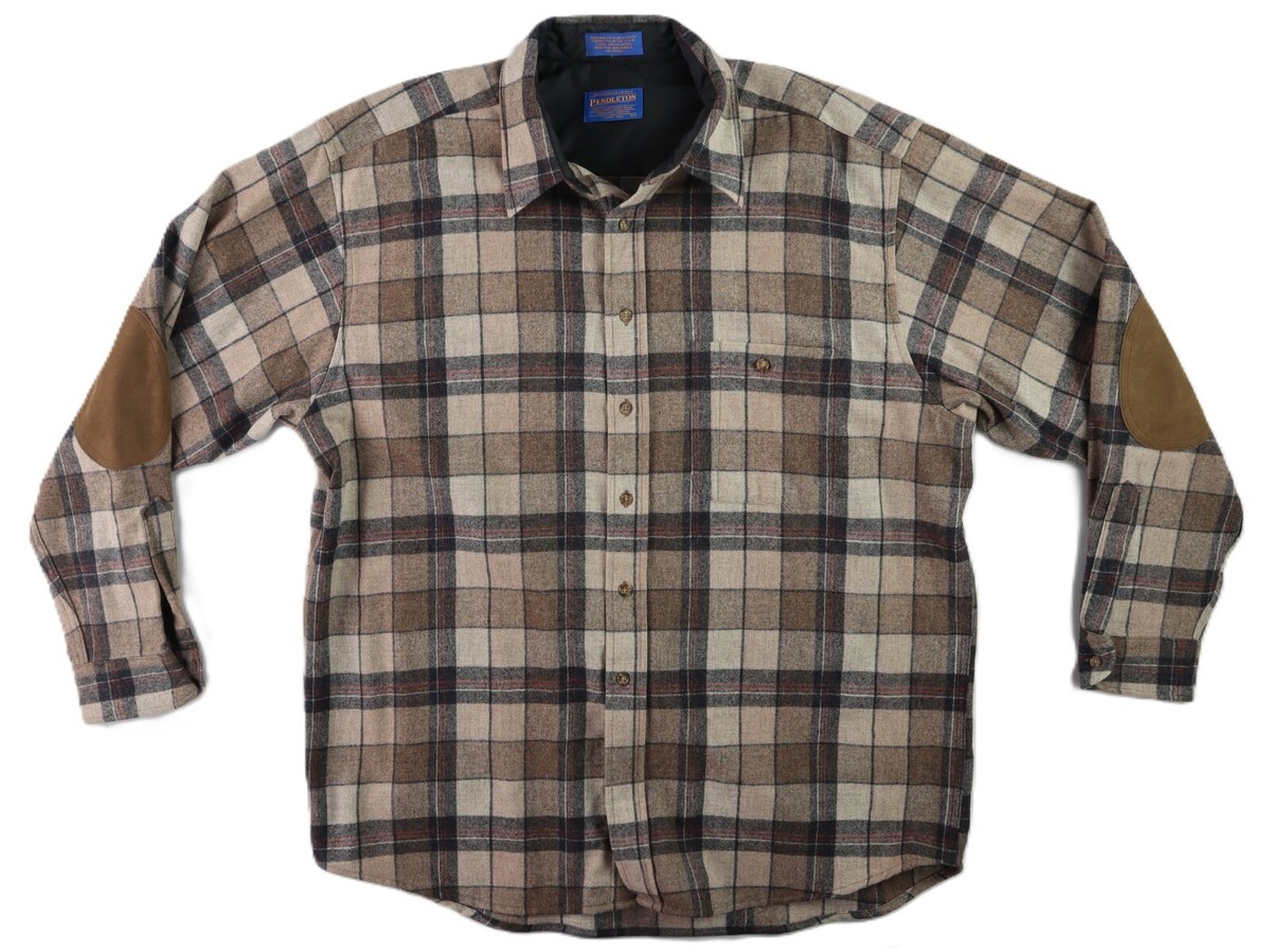 Regular Size XL 100 Wool Vintage Casual Shirts for Men for