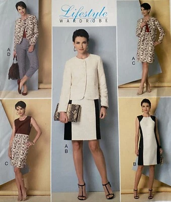 2016 NEW  'BUTTERICK' DRESS SKIRT PANT SUIT SEWING PATTERN B6332 SIZE 8-16 - Image 1 of 2