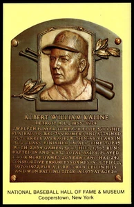 2006 Albert "Al" Kaline Elected 1980 National Baseball Hall of Fame Postcard - Picture 1 of 2