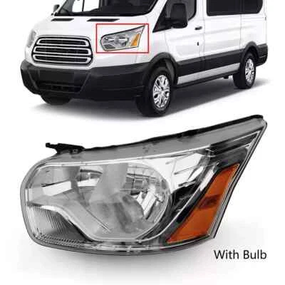 For Ford 2014-2022 Transit 150 250 350 Headlight Headlamp Driver Left Side - Image 1 of 4