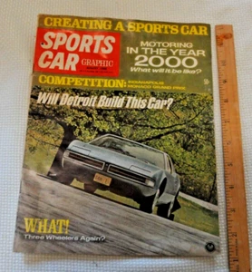 Sports Car Graphic Vintage Magazine August 1968 - Bild 1 von 7