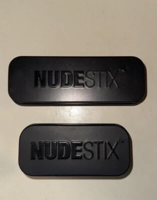 EMPTY Nudestix Small Metal Case with internal mirror  Pack of 2 - Image 1 of 4