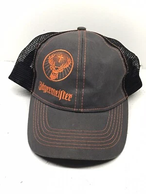 JAGERMEISTER - GRIS Y NEGRO - GORRA DE BOLA AJUSTABLE SNAPBACK! Foto 1 de 4