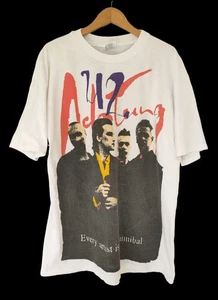 T-shirt U2 band rock irlandese stampa grafica maglietta cotone unisex camicie e top - Foto 1 di 2