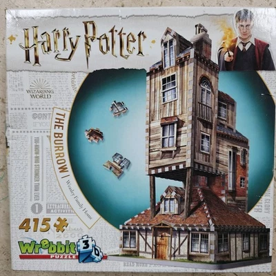 Wrebbit 3D Puzzle: The Burrow - Weasley Family Home (Harry Potter) - Brand New - Image 1 of 4