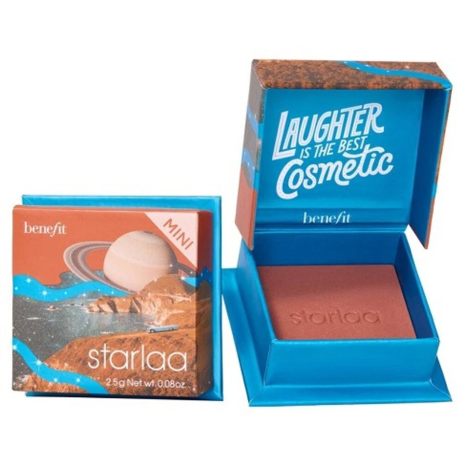 (5er Pack) Benefit Starlaa Rosy Bronze Blush Twinkly Glow Satin Finish MINI