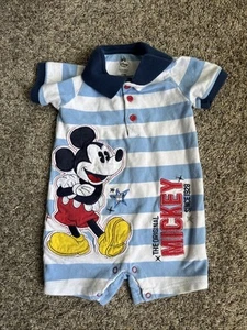 Mickey Mouse Disney Store Strampler Einteiler Outfit 2 Jahre 2t 100% Bio Baumwolle - Bild 1 von 5