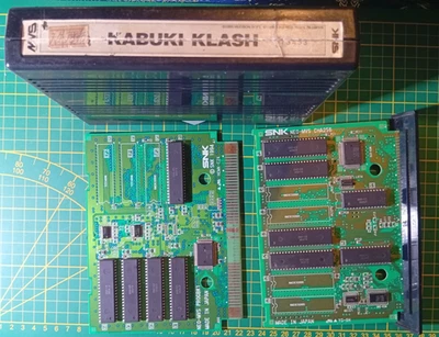 Kabuki Klash MVS -Neo Geo -Original -SNK -NEOGEO -Tengai Makyo -Far East of Eden - Photo 1/4
