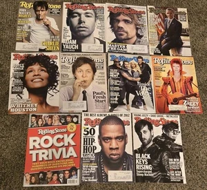 Lot of 11 ROLLING STONE MAGAZINE 2012 Good Condition L2 - Foto 1 di 4