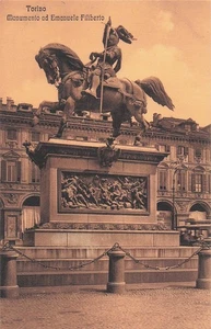 ITALIE TURIN MONUMENT A EMMANUEL PHILIBERT - Imagen 1 de 2