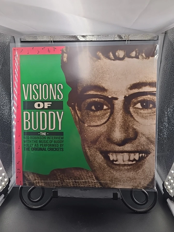Buddy Holly W/ Red Robinson 1980 LP Visions Of Buddy NEAR MINT Foto 1 de 4