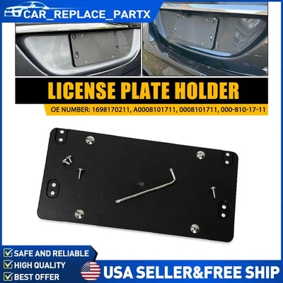 Для MERCEDES-BENZ + 10 винтов NewRear номерной знак держатель монтажный кронштейн - Изображение 1 из 4