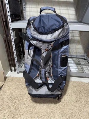 Ricardo Beverly Hills Bolsa de Lona Equipaje Mochila Ruedas Rodantes Azul 30x15x15 Foto 1 de 4