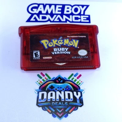 Pokemon Ruby GBA Authentic | New Battery - Saves - GameBoy Advance - Image 1 of 4