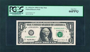 $1.00 1999 Federal Reserve Richmond(Semi-Low# of 3,200,000)STAR~Clean PCGS-66PPQ - Picture 1 of 1