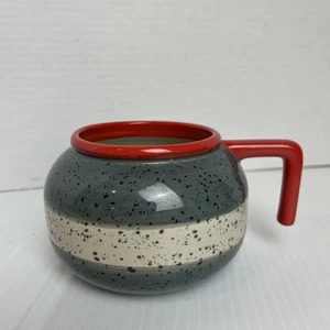 Main and Local Curling Rock Mug, Canada Logo, Red Handle, Oversized 17 oz - Bild 1 von 4