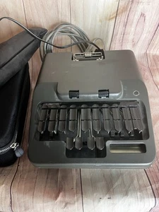 Baron Data Transcriptor Stenography Machine Court Reporting Great Condition - Picture 1 of 16
