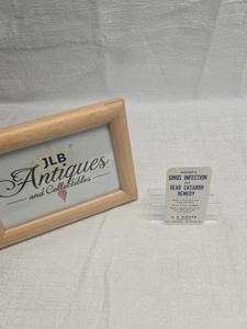 Vintage Mosers Sinus Infection & Head Catarrh Remedy Bottle Label Early 20 Cent. - Picture 1 of 5