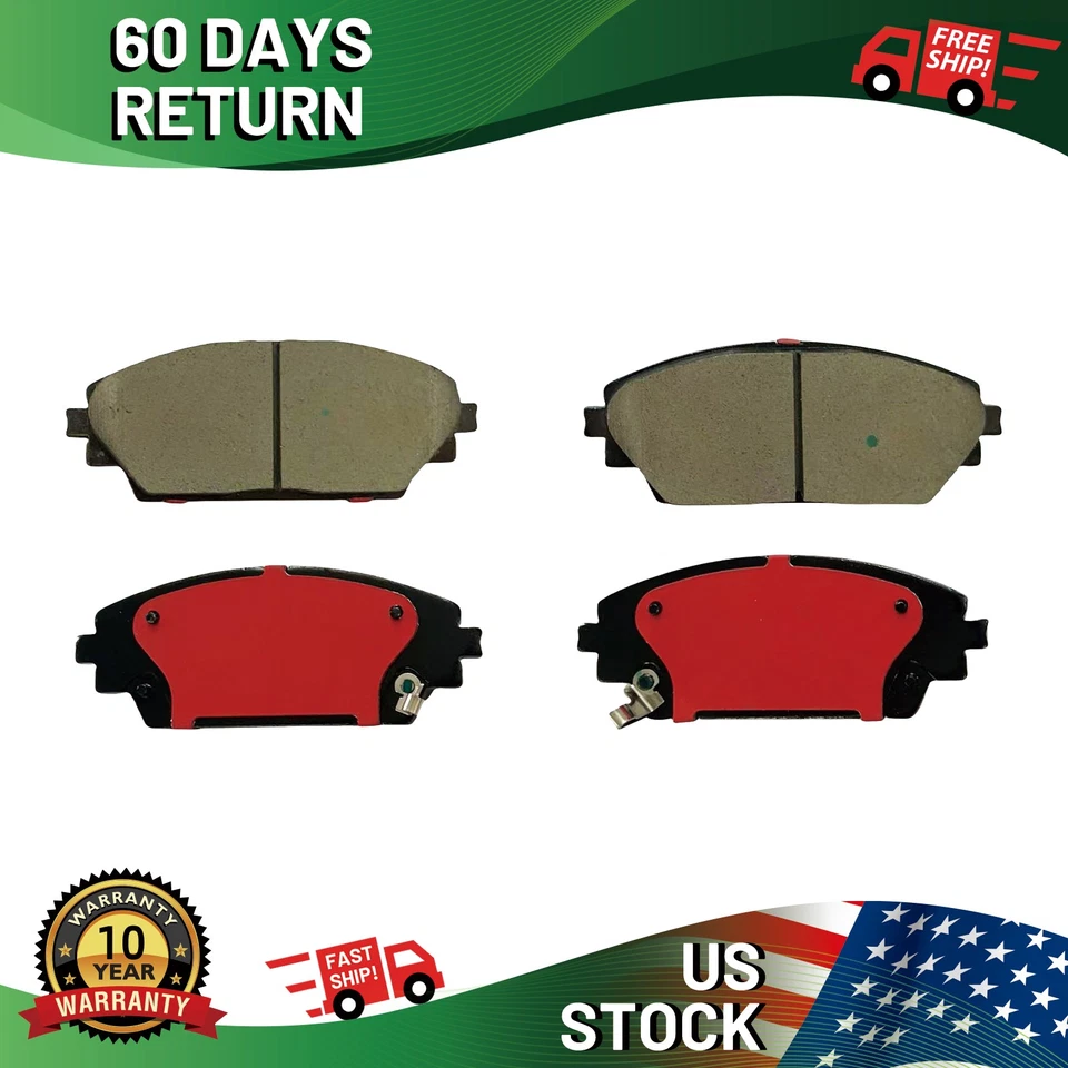 4pcs Rear Ceramic Brake Pads for Mazda 3 2014 - 2018 | Mazda 3 Sport 2014 - 2015 - Image 1 of 4