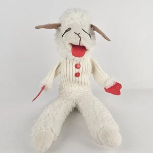 1993 Lamb Chop 18” Plush Hand Puppet by Shari Lewis Soft Toy - Missing Button - Picture 1 of 5