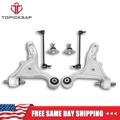 Juego completo de 6 piezas de brazo de control inferior delantero y rótula para Volvo S80 1999-2006 Foto 1 de 4