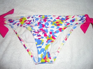 Nuevo con etiquetas Pantalón Retro con Corbatas de Reef Talla Mediana Rosa, Amarillo,Azul,Blanco - Imagen 1 de 4