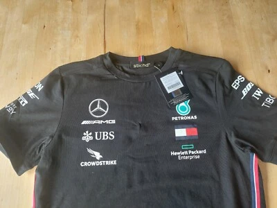 tee shirt homme amg petronas noir - Photo 1/4