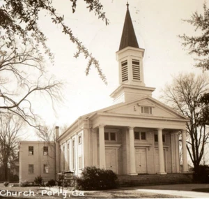 c.1953 RPPC Perry Georgia Perry United Methodist Church Carroll St. Real Photo - Picture 1 of 3
