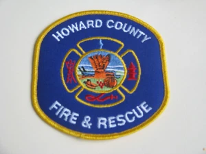 Vintage Obsolete Maryland Fire Department Patch Howard County - Picture 1 of 2