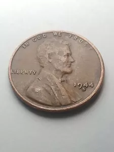 Lincoln Wheat Penny 1944 - - Imagen 1 de 2