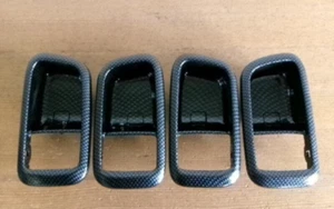 TOYOTA Altezza SXE10 Lexus IS200 IS300 Carbon Fiber Inside panel Door handle JDM - Bild 1 von 2