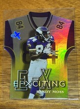 2000 Fleer Skybox Randy Moss E-X Exciting Holo Die-cut Insert 7XT Vikings