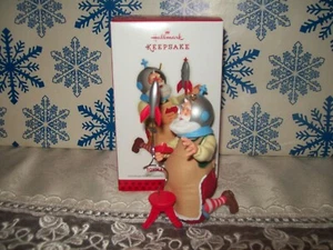 HALLMARK TOYMAKER SANTA #14 SERIES 2013 CHRISTMAS KEEPSAKE ORNAMENTS ROCKET SHIP - Picture 1 of 1