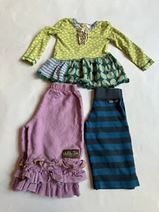 Matilda Jane Bundle Dress Ruffles & Shorts Size 2 - Picture 1 of 7