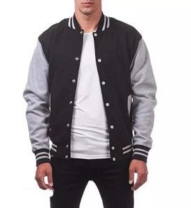 PRO CLUB MEN'S BASEBALL VARSITY COLLEGE LETTERMAN FLEECE JACKET BIG & TALL 4XL - Picture 1 of 3