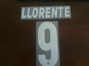 LLORENTE 9 Ufficiale SSC NAPOLI 2019/20 BIANCO per maglia ragazzo 10/12/14 anni - Foto 1 di 1