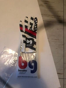 BG Bender Gloves Men's USA RED LINE MESH GOLF GLOVE  XXL  2XL - Picture 1 of 4