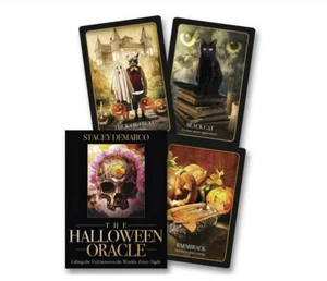 Halloween Oracle Lifting the Veil Between Worlds Cards Guidebook Stacey Demarco - Picture 1 of 10