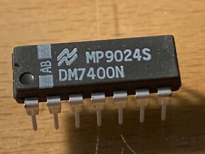  DM7400N -National IC - 2-Input Quad Nand Gates - DIP 14 PIN.