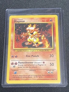 MAGMAR - Base Set - 36/102 - Uncommon - Pokemon Card - Unlimited Edition - NM - Picture 1 of 4