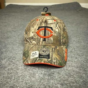 Minnesota Twins Men Hat Adjustable Camo RealTree Spring Training Cap Baseball - Picture 1 of 12