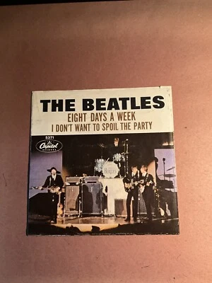 Beatles on Capitol  "Eight Days A Week" with Picture Sleeve - Image 1 of 3