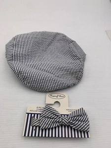 Rising Star Bow Baby Boy  Infant One Size Cap and Bow Set New - Picture 1 of 6