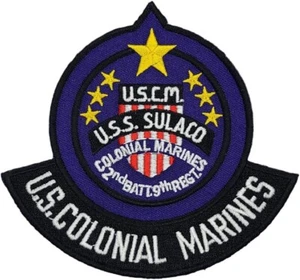 Aliens U.S. Colonial Marines U.S.C.M. "Sulaco Aufnäher | Aufbügeln oder Nähen 4,75"" x 4,5" - Bild 1 von 1