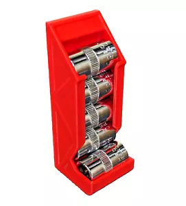 Emergency 10mm Magnetic Socket Dispenser (with 5x 10mm Sockets) - RED - Picture 1 of 5
