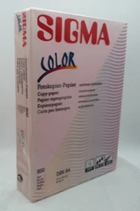 📄SIGMA COLOR Fotokopier-Papier - ROSA PASTELL - 500 Blatt A4 80 g/m² farbig OVP - Bild 1 von 6