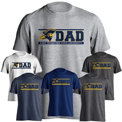 East Tennessee State University ETSU Buccaneers Dad Father Parent Logo T-shirt Cover